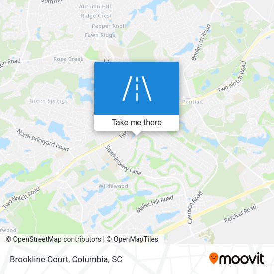 Mapa de Brookline Court