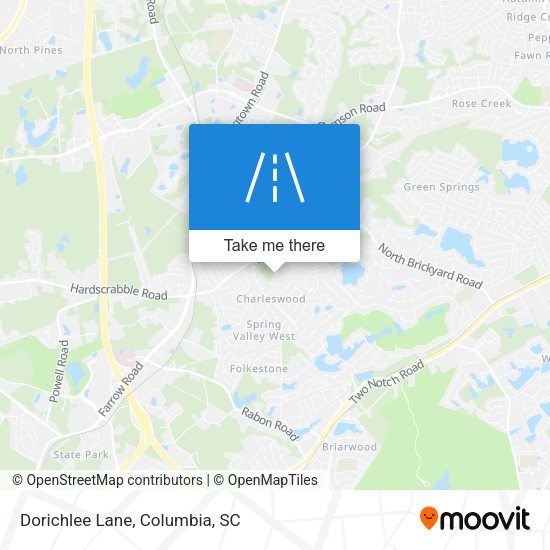 Mapa de Dorichlee Lane