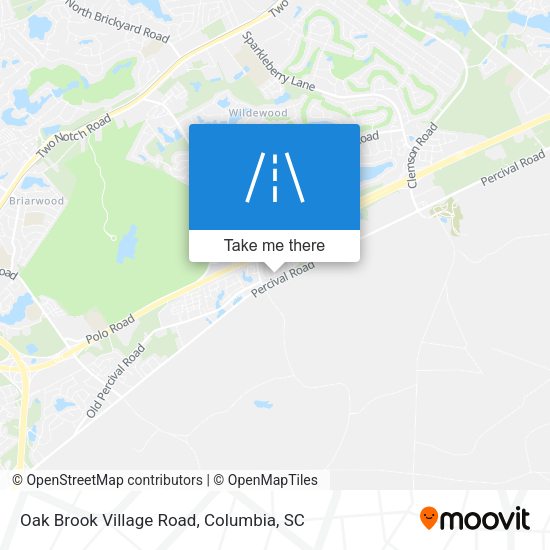 Oak Brook Village Road map