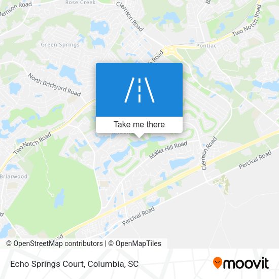 Echo Springs Court map