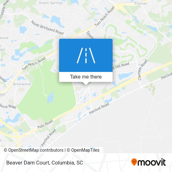 Mapa de Beaver Dam Court