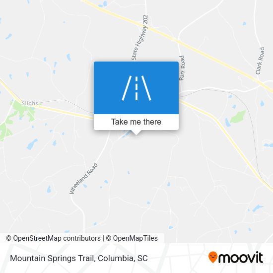 Mapa de Mountain Springs Trail