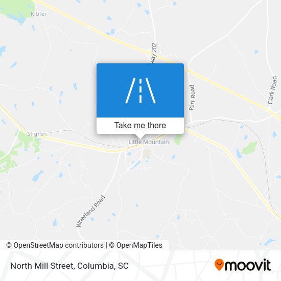 North Mill Street map