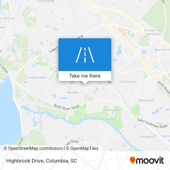 Mapa de Highbrook Drive