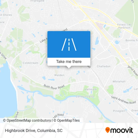 Highbrook Drive map