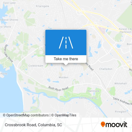 Mapa de Crossbrook Road