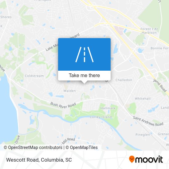 Mapa de Wescott Road