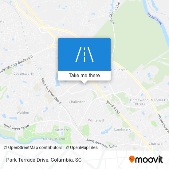 Mapa de Park Terrace Drive