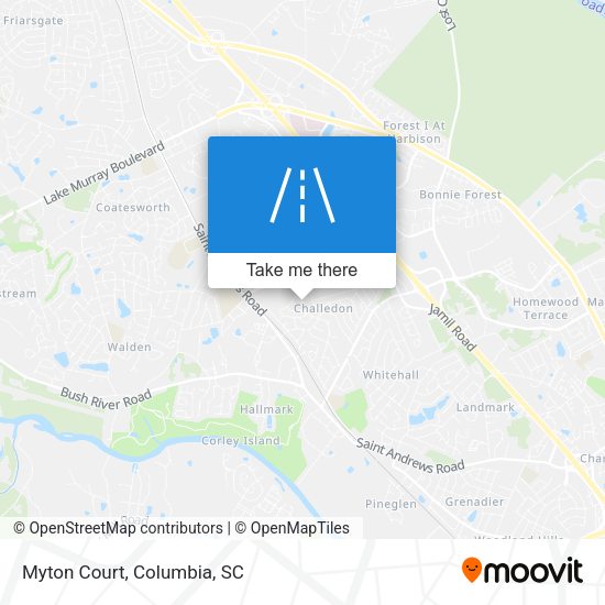 Mapa de Myton Court