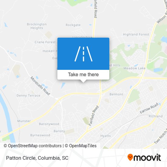 Mapa de Patton Circle