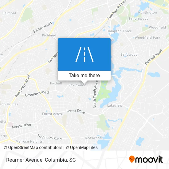 Reamer Avenue map