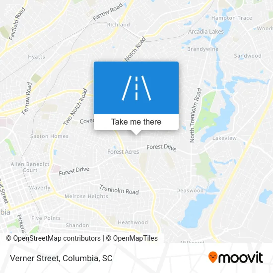 Verner Street map
