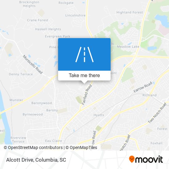 Alcott Drive map