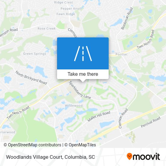 Woodlands Village Court map
