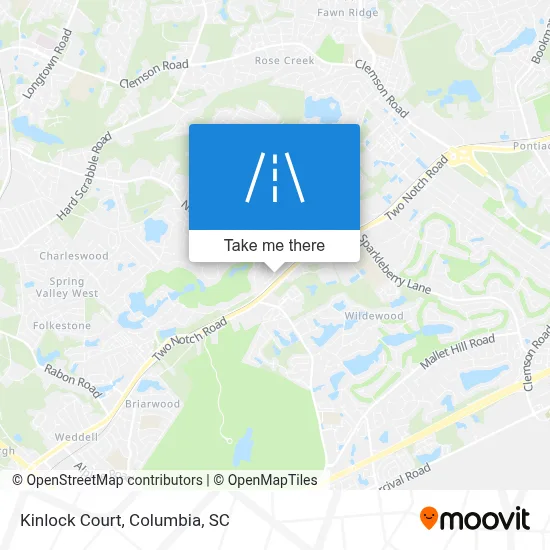 Kinlock Court map