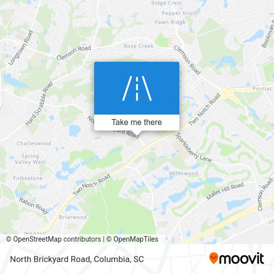 Mapa de North Brickyard Road