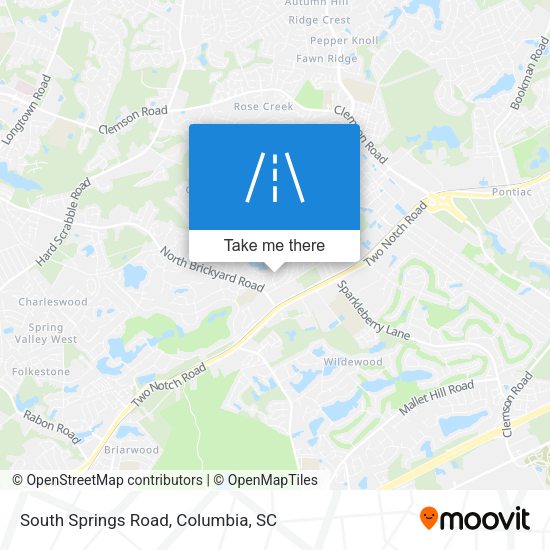 South Springs Road map