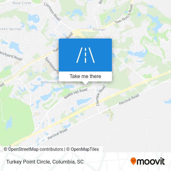 Turkey Point Circle map