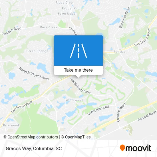 Graces Way map