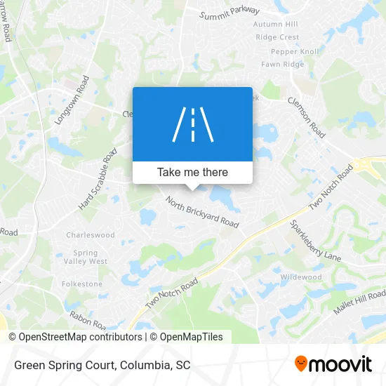 Green Spring Court map