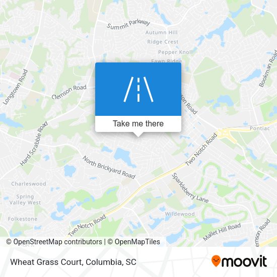 Mapa de Wheat Grass Court