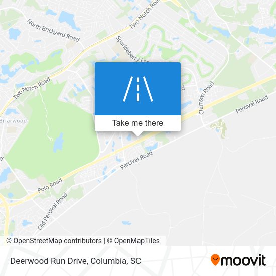 Deerwood Run Drive map