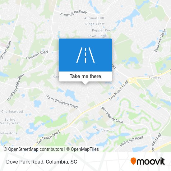 Mapa de Dove Park Road