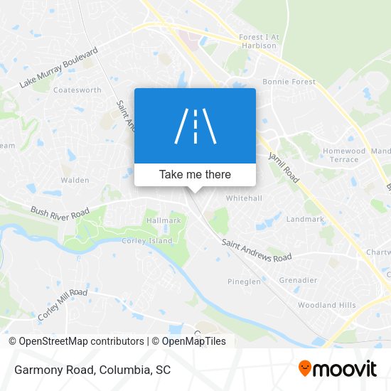 Mapa de Garmony Road