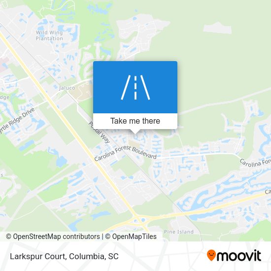 Mapa de Larkspur Court