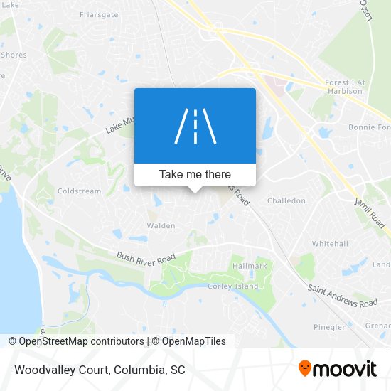 Mapa de Woodvalley Court
