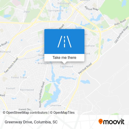 Greenway Drive map