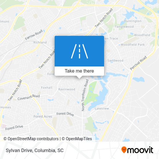 Mapa de Sylvan Drive