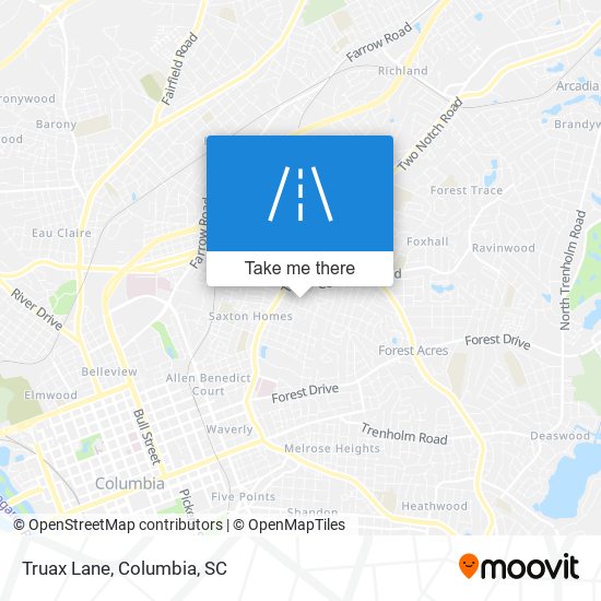 Truax Lane map