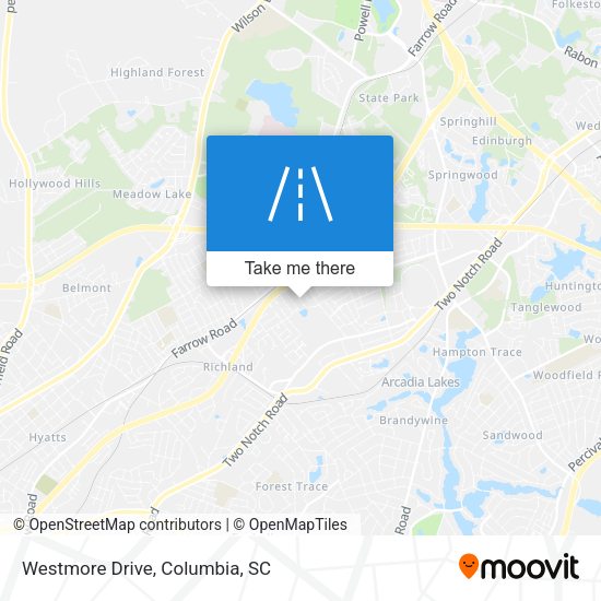 Mapa de Westmore Drive