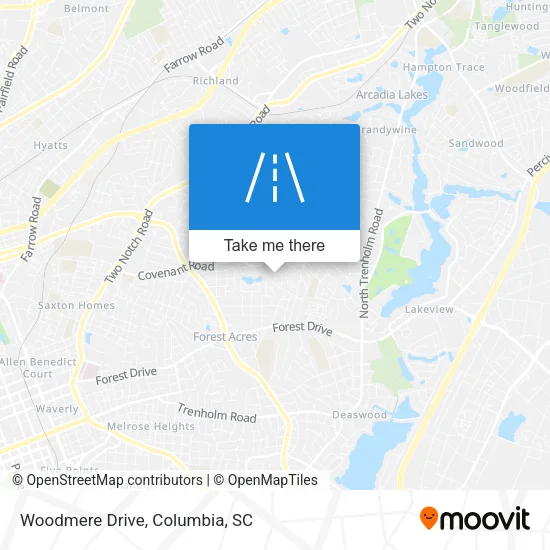 Woodmere Drive map