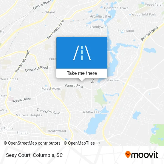 Seay Court map