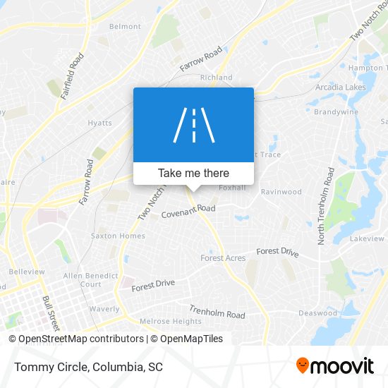 Mapa de Tommy Circle