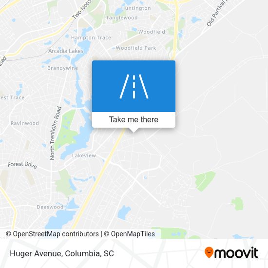 Mapa de Huger Avenue