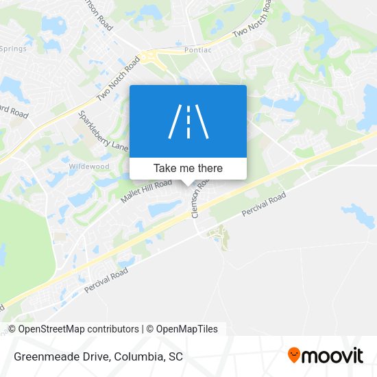 Greenmeade Drive map