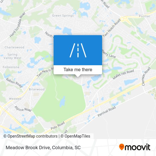 Meadow Brook Drive map