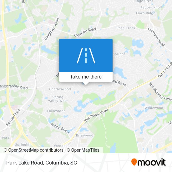 Mapa de Park Lake Road