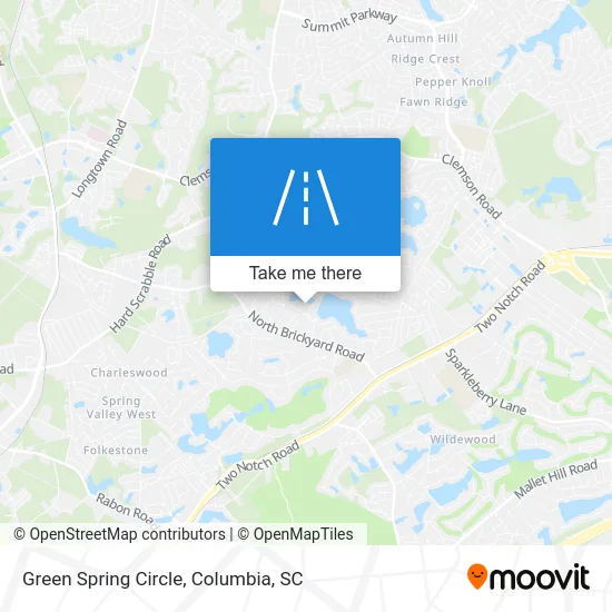 Green Spring Circle map