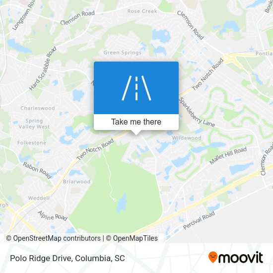 Mapa de Polo Ridge Drive