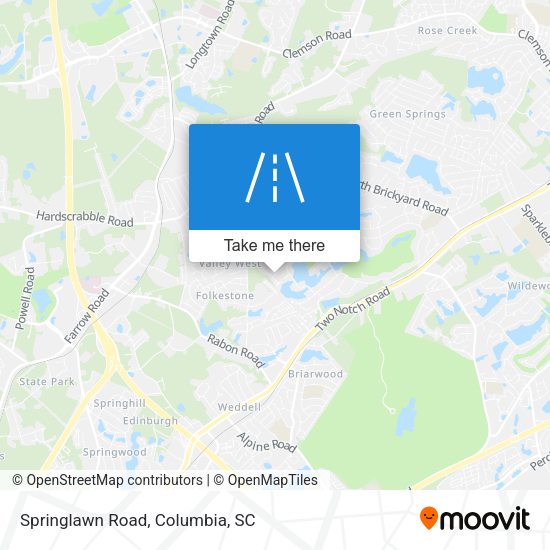 Mapa de Springlawn Road