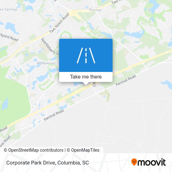 Corporate Park Drive map