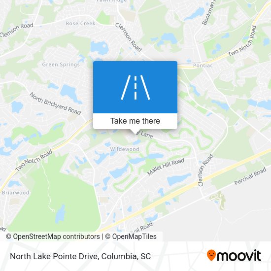 North Lake Pointe Drive map