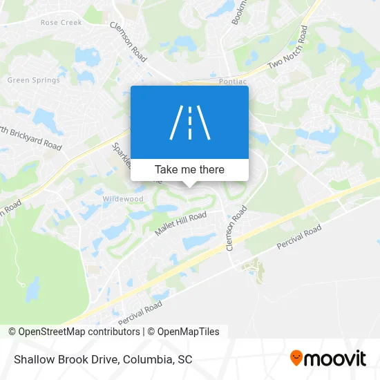 Shallow Brook Drive map