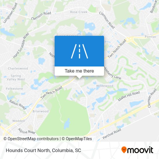 Hounds Court North map