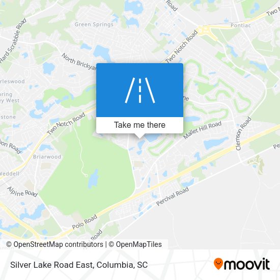 Silver Lake Road East map