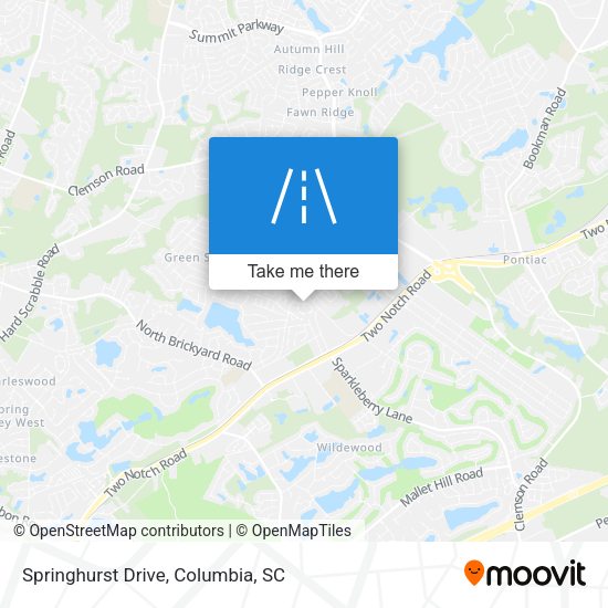 Mapa de Springhurst Drive
